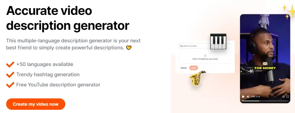 Submagic description generator