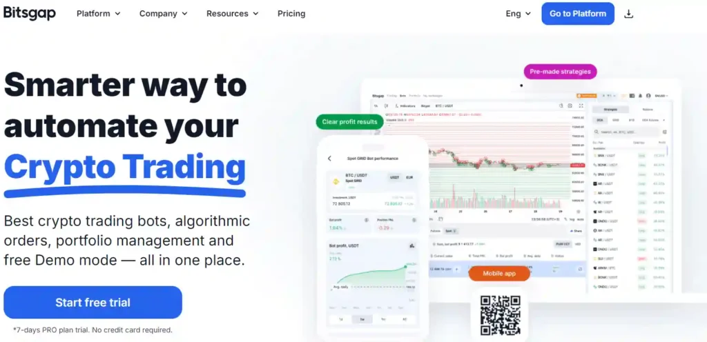 Bitsgap Ultimate Crypto Trading Bot and Trading Platform