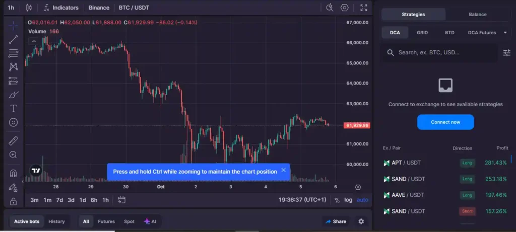 Bitsgap Key Features