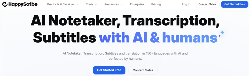 HappyScribe AI Meeting Assistant