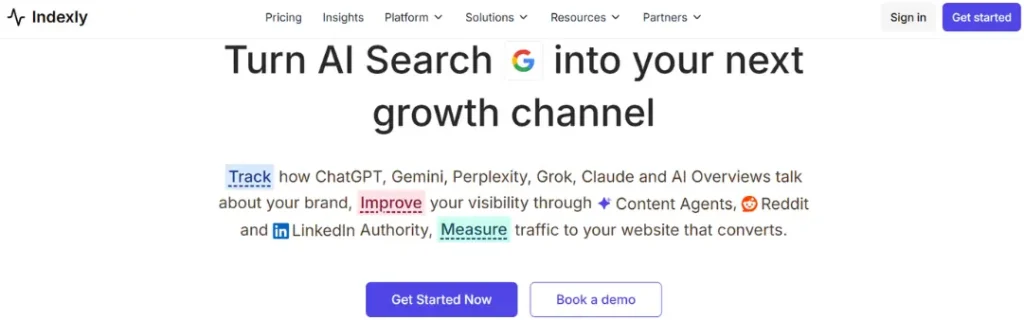 Indexly AI Visibility Tool