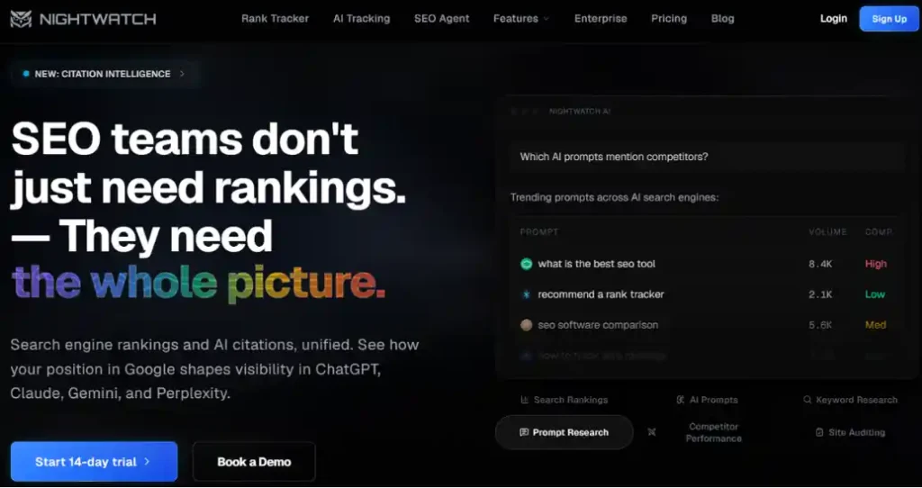 Nightwatch AI Visibility Tool