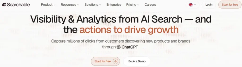 Searchable AI Visibility Tool