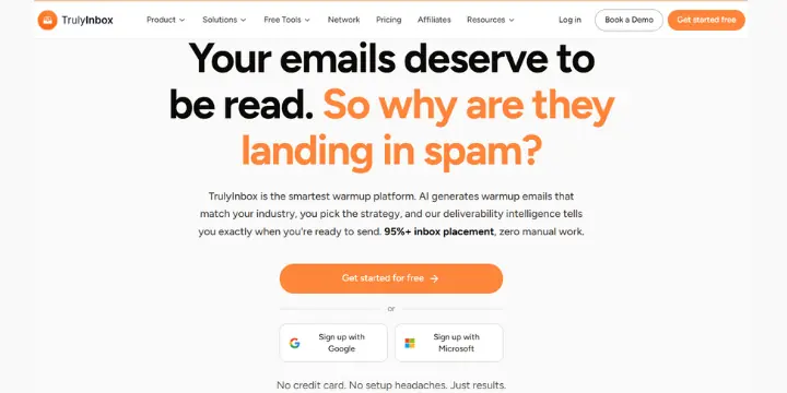 TrulyInbox Email Warm Up Tool